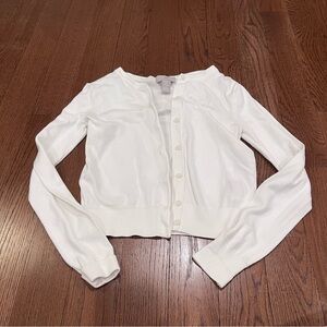 ⭐️ white cardigan xs